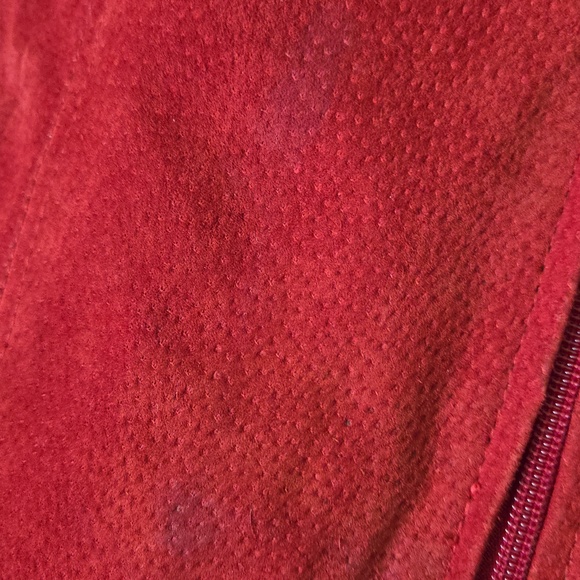 Vintage 90s Y2k Tangents Suede Leather Vest - Picture 9 of 14